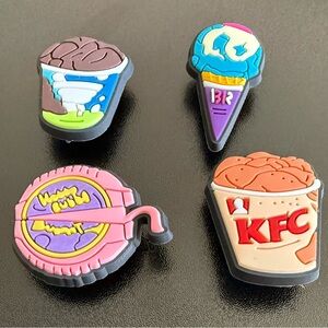 Food Themed Shoes Charms